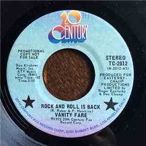 Vanity Fare - Rock And Roll Is Back / Making For The Sun mp3 album