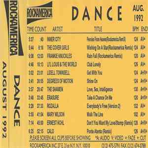 Various - Dance Aug. 1992 mp3 album