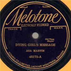 Asa Martin - Dying Girl's Message / Friends Of Long Ago mp3 album