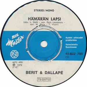 Berit & Dallapé - Hämärän Lapsi / Pikkukosken Tarina mp3 album