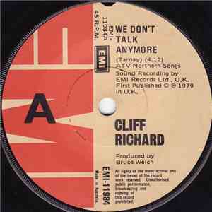 Cliff Richard - We Don't Talk Anymore mp3 album