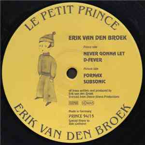 Erik Van Den Broek - Never Gonna Let mp3 album