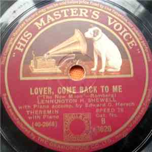 Lennington H. Shewell - Lover, Come Back To Me / Dancing With Tears In My Eyes mp3 album