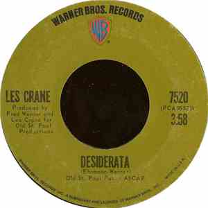Les Crane - Desiderata / A Different Drummer mp3 album