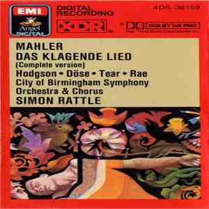 Mahler, City Of Birmingham Symphony Orchestra & Chorus, Simon Rattle - Mahler: Das Klagende Lied (Complete Version) mp3 album