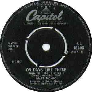 Matt Monro - On Days Like These mp3 album