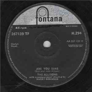 The Allisons - Are You Sure mp3 album