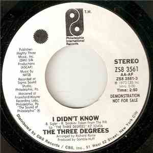 The Three Degrees - I Didn't Know mp3 album