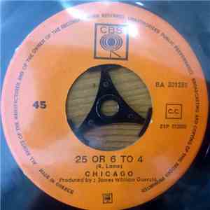 Chicago  - 25 Or 6 To 4 / Where Do We Go From Here mp3 album