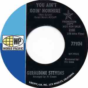 Geraldine Stevens - You Ain't Goin' Nowhere mp3 album