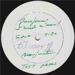 Grace Jones - I Need A Man! mp3 album