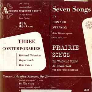 Howard Swanson, Roger Goeb, Ben Weber  - Three Contemporaries mp3 album