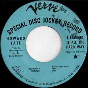 Howard Tate - I Learned It All The Hard Way mp3 album