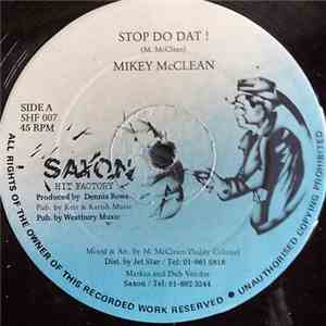 Mikey McCLean - Stop Do That ! mp3 album