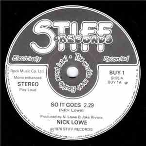 Nick Lowe - So It Goes / Heart Of The City mp3 album