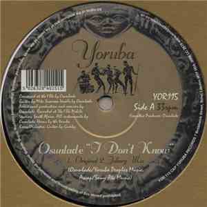 Osunlade - I Don't Know mp3 album