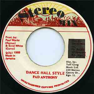 Pad Anthony - Dance Hall Style mp3 album