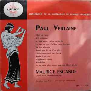 Paul Verlaine, Maurice Escande - Anthologie de la Littérature de la Langue Française mp3 album