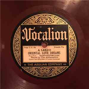 The Ambassadors , Ben Selvin And His Moulin Rouge Orchestra - Oriental Love Dreams / The Hoodoo Man mp3 album