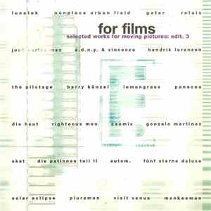 Various - For Films - Selected Works For Moving Pictures: Edit. 3 mp3 album