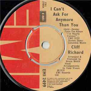Cliff Richard - I Can't Ask For Anymore Than You mp3 album