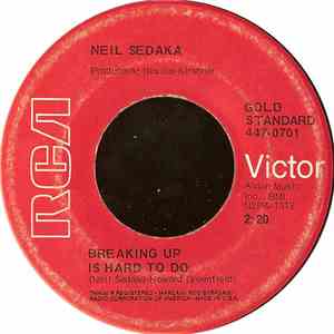 Neil Sedaka - Breaking Up Is Hard To Do / Next Door To An Angel mp3 album