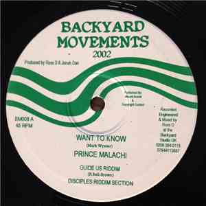 Prince Malachi / Bagga Worries - Want To Know / Wa Do Dem mp3 album