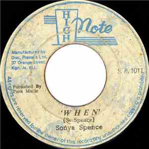 Sonya Spence - When / When Version mp3 album