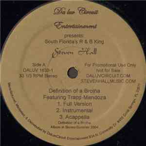 Steven Hall  - Definition Of A Brotha / Party mp3 album