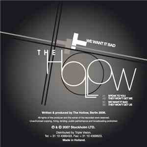 The Hollow  - We Want It Bad mp3 album