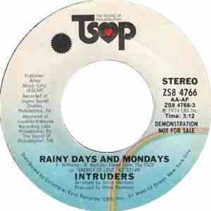 The Intruders - Rainy Days And Mondays mp3 album
