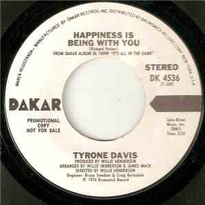 Tyrone Davis - Happiness Is Being With You mp3 album