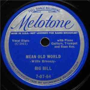 Big Bill - Mean Old World / Barrel House When It Rains mp3 album