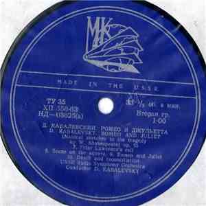 D. Kabalevsky - Romeo And Juliet mp3 album