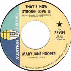 Mary Jane Hooper - That's How Strong Love Is / I Feel A Hurt mp3 album