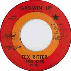 Tex Ritter - Growin' Up / A Letter To My Sons mp3 album