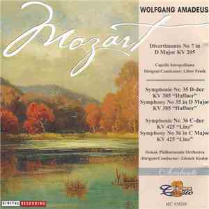 Wolfgang Amadeus Mozart, Libor Pešek, Capella Istropolitana, Zdeněk Košler, Slovak Philharmonic Orchestra - Divertimento No 7 In D Major Kv 205 - Symphony No 35 In D Major Kv 385 "Haffner" - Symphony No 36 In C Major Kv 425 "Linz" mp3 album