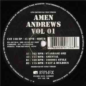 Amen Andrews - Vol 01 mp3 album