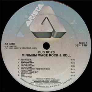 Bus Boys - Minimum Wage Rock & Roll mp3 album