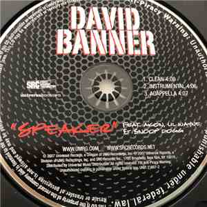 David Banner Featuring Snoop Dogg, Akon & Lil Wayne - Speaker mp3 album