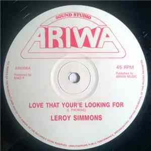 Leroy Simmons - Love That You're Looking For mp3 album