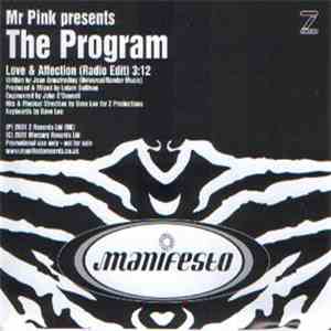 Mr. Pink Presents The Program  - Love & Affection mp3 album
