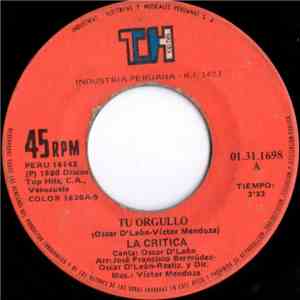 Oscar D'Leon Y Su Orquesta - Tu Orgullo / Tu Son mp3 album