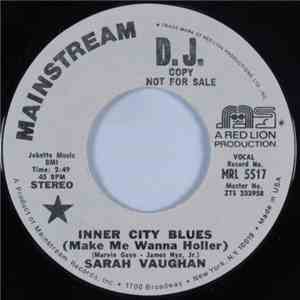 Sarah Vaughan - Inner City Blues (Make Me Wanna Holler) / On Thinking It Over mp3 album