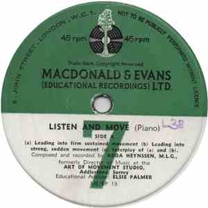 Adda Heynssen, M.L.G. - Listen And Move (Piano) mp3 album