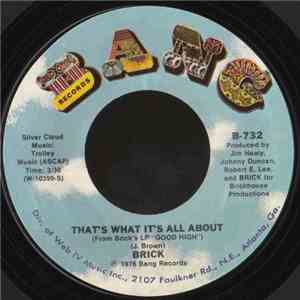 Brick - That's What It's All About / Can't Wait (Tick Tock) mp3 album