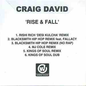 Craig David - Rise & Fall mp3 album