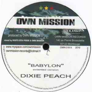 Dixie Peach / Echo Minott - Babylon / Nah Go Jail mp3 album