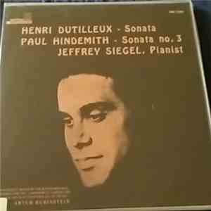 Henri Dutilleux, Paul Hindemith, Jeffrey Siegel - Sonata / Sonata No. 3 mp3 album