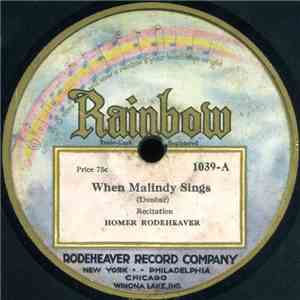 Homer Rodeheaver - When Malindy Sings / Pals mp3 album